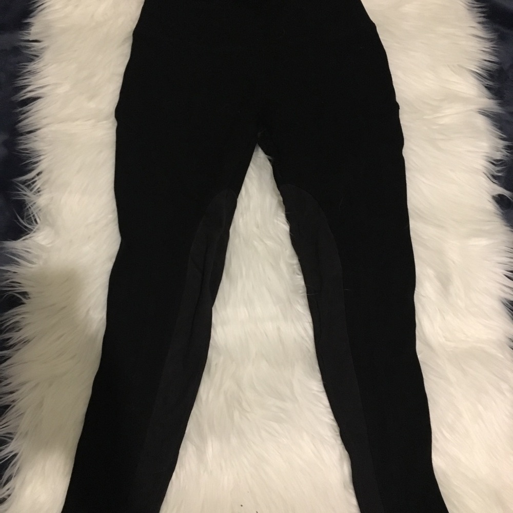 Lyssè Black and Charcoal Leggings